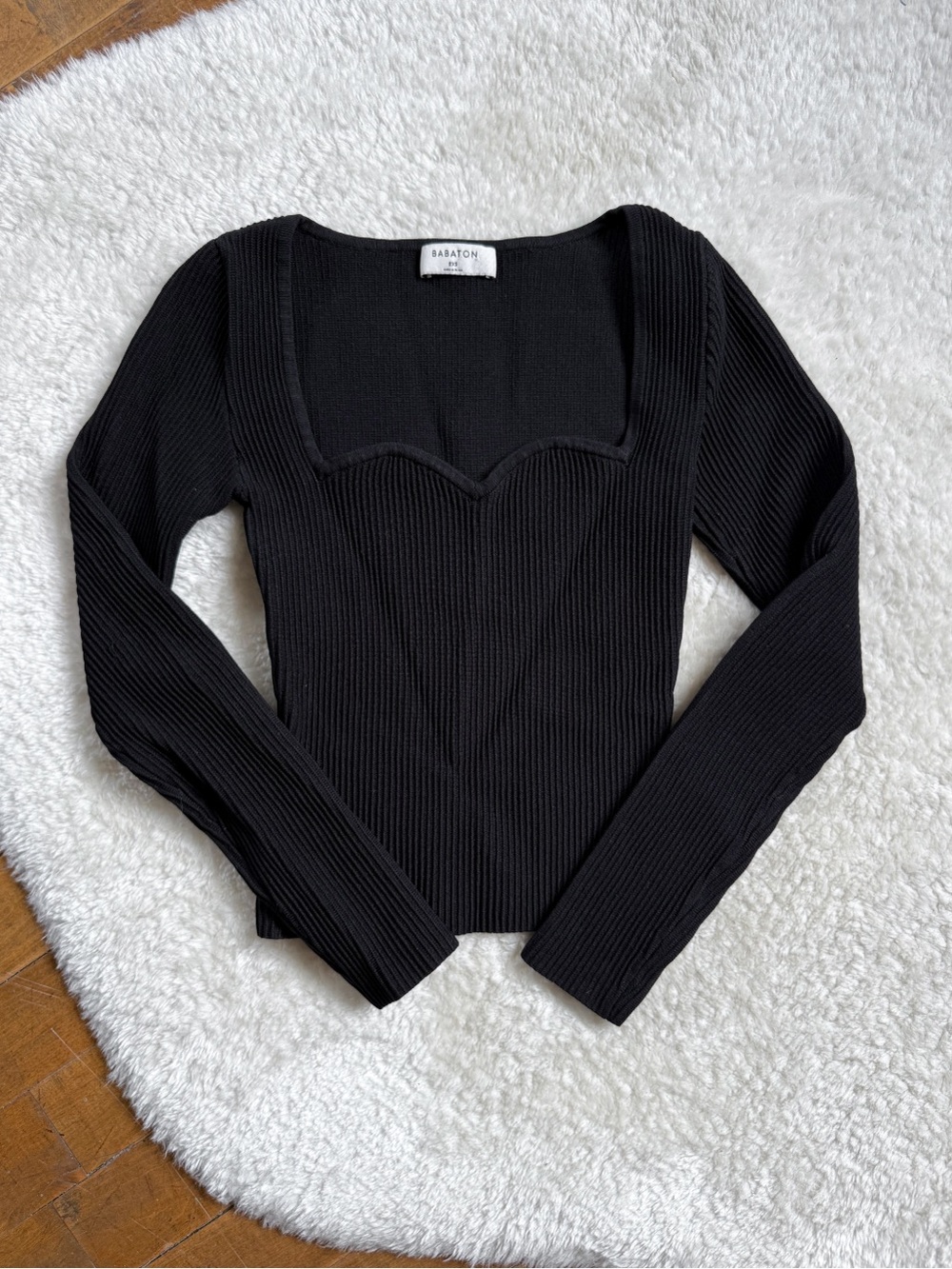 Babaton sculpt knit longsleeve